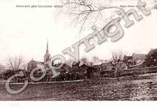 Ville de ISSERPENT, carte postale ancienne