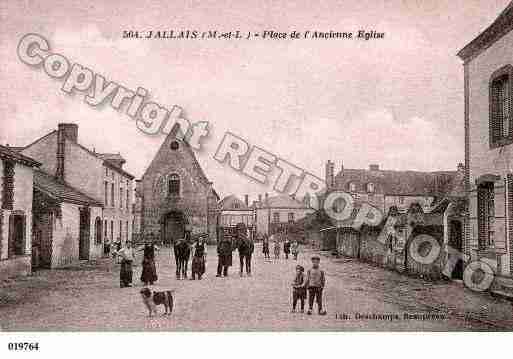 Ville de JALLAIS, carte postale ancienne