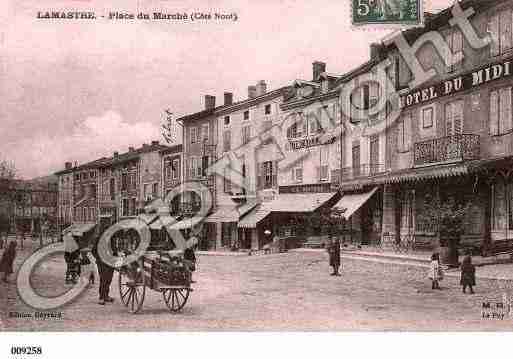 Ville de LAMASTRE, carte postale ancienne