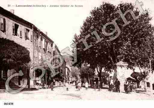 Ville de LAMASTRE, carte postale ancienne