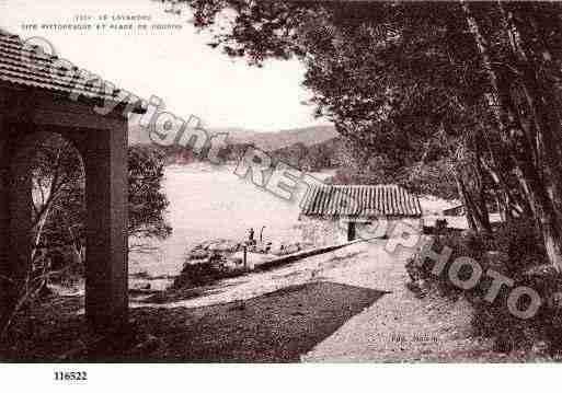 Ville de LAVANDOU(LE), carte postale ancienne