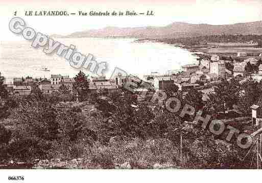 Ville de LAVANDOU(LE), carte postale ancienne