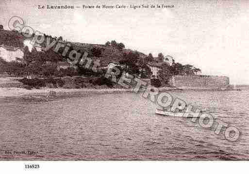 Ville de LAVANDOU(LE), carte postale ancienne