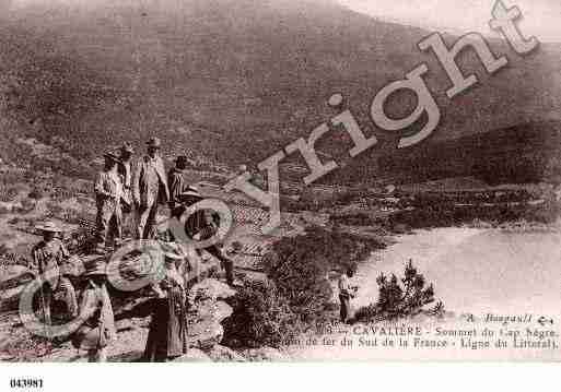 Ville de LAVANDOU(LE), carte postale ancienne