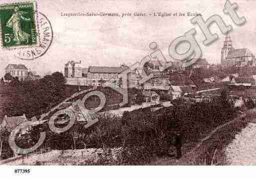 Ville de LESQUIELLESSAINTGERMAIN, carte postale ancienne