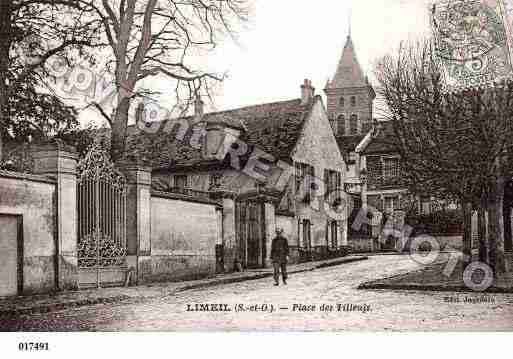 Ville de LIMEILBREVANNES, carte postale ancienne