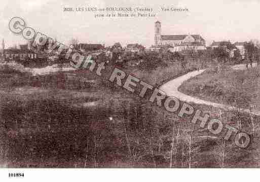 Ville de LUCSSURBOULOGNE(LES), carte postale ancienne