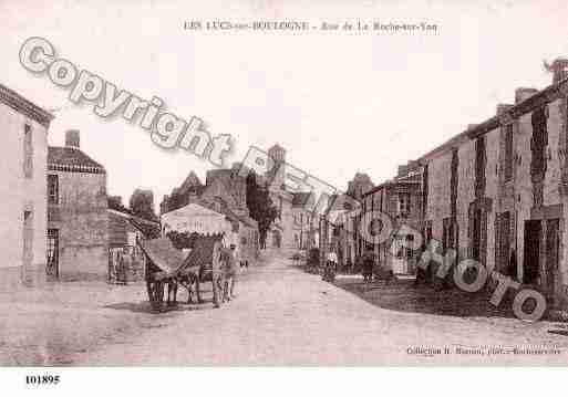 Ville de LUCSSURBOULOGNE(LES), carte postale ancienne