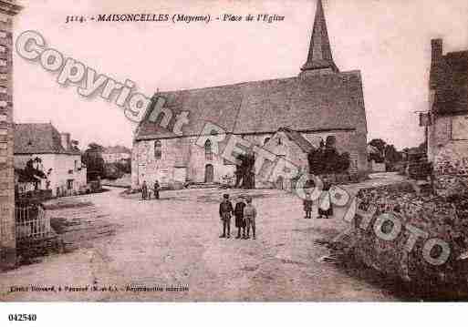 Ville de MAISONCELLESDUMAINE, carte postale ancienne