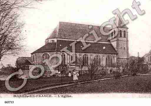 Ville de MAREILENFRANCE, carte postale ancienne