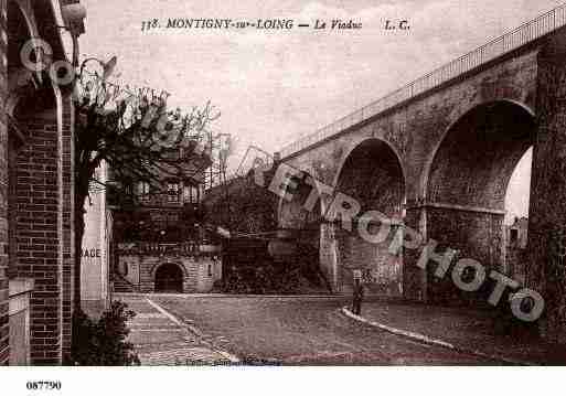 Ville de MONTIGNYSURLOING, carte postale ancienne