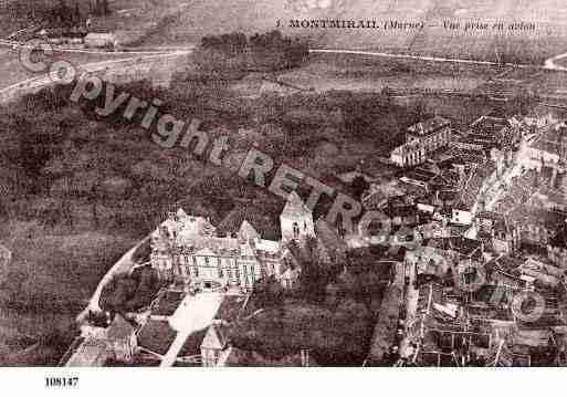 Ville de MONTMIRAIL, carte postale ancienne