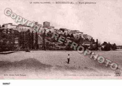 Ville de MOUSSAC, carte postale ancienne