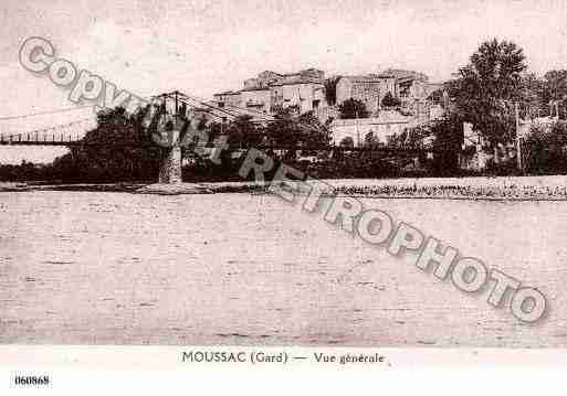 Ville de MOUSSAC, carte postale ancienne