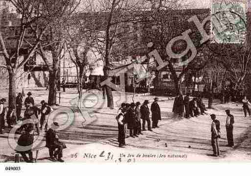 Ville de NICE, carte postale ancienne