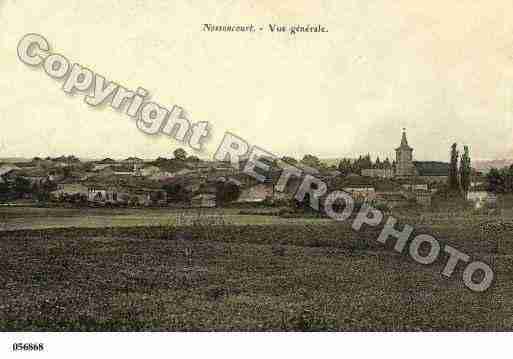 Ville de NOSSONCOURT, carte postale ancienne