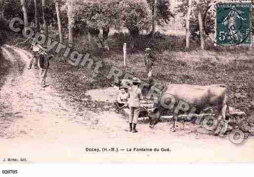 Ville de OCCEY, carte postale ancienne