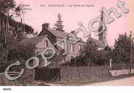 Ville de OHERVILLE, carte postale ancienne