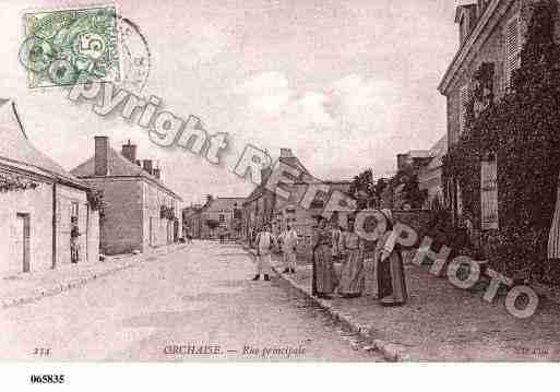 Ville de ORCHAISE, carte postale ancienne