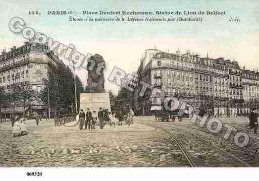 Ville de PARIS14, carte postale ancienne