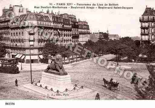 Ville de PARIS14, carte postale ancienne