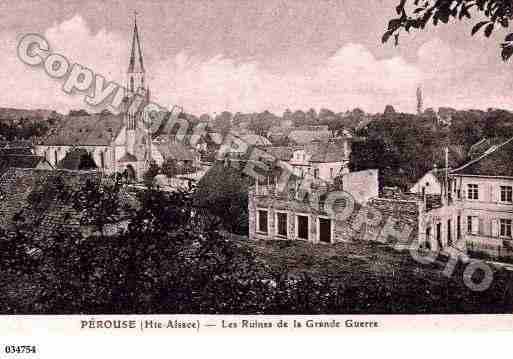 Ville de PEROUSE, carte postale ancienne