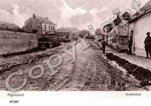 Ville de PIGNICOURT, carte postale ancienne