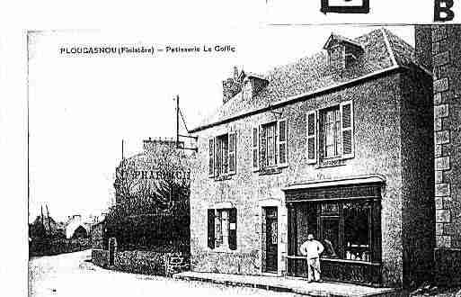 Ville de PLOUGASNOU, carte postale ancienne