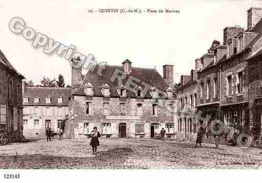 Ville de QUINTIN, carte postale ancienne