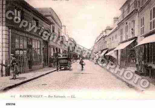 Ville de RAMBOUILLET, carte postale ancienne