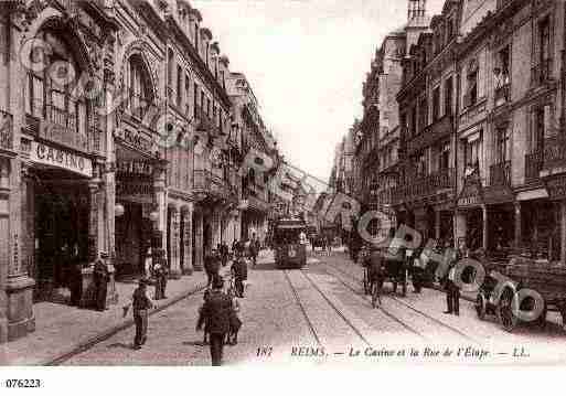 Ville de REIMS, carte postale ancienne