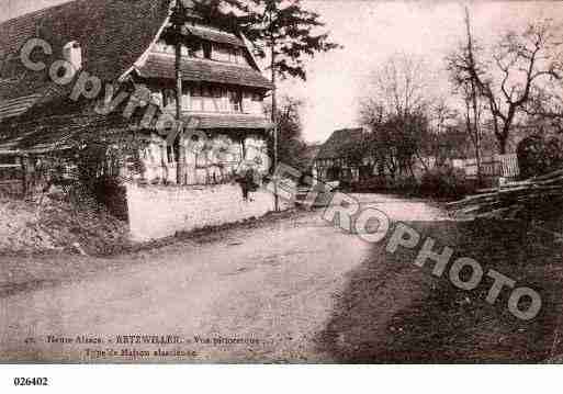 Ville de RETZWILLER, carte postale ancienne