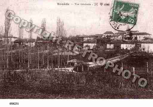 Ville de ROUEDE, carte postale ancienne