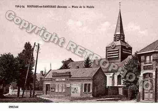 Ville de ROUVROYENSANTERRE, carte postale ancienne