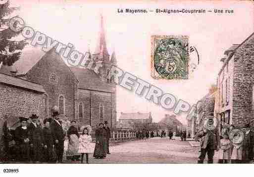 Ville de SAINTAIGNANDECOUPTRAIN, carte postale ancienne