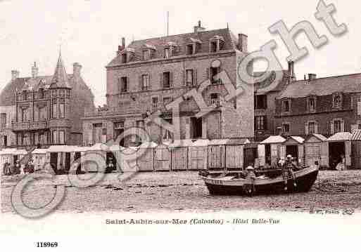 Ville de SAINTAUBINSURMER, carte postale ancienne