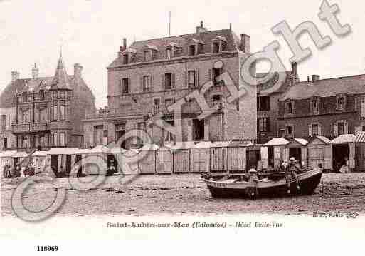 Ville de SAINTAUBINSURMER, carte postale ancienne