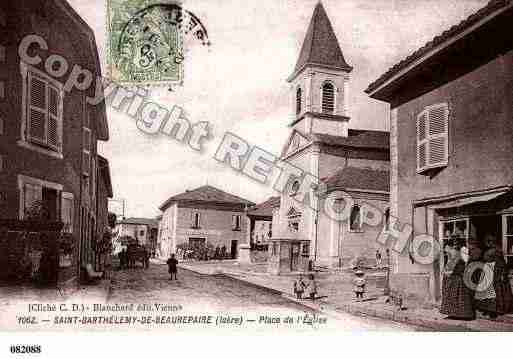 Ville de SAINTBARTHELEMYDEBEAUREPAIRE, carte postale ancienne