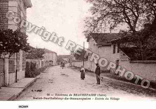 Ville de SAINTBARTHELEMYDEBEAUREPAIRE, carte postale ancienne