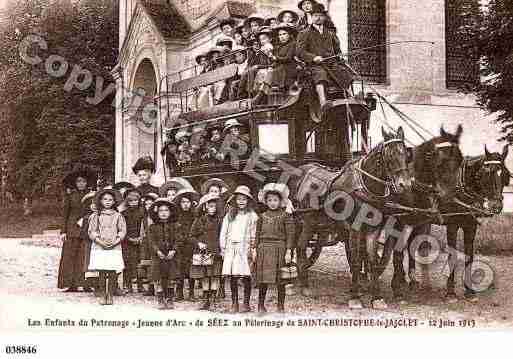 Ville de SAINTCHRISTOPHELEJAJOLET, carte postale ancienne