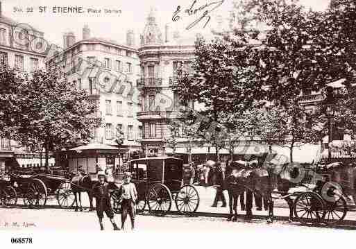 Ville de SAINTETIENNE, carte postale ancienne