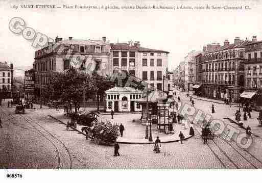 Ville de SAINTETIENNE, carte postale ancienne