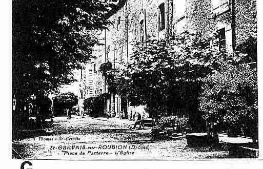 Ville de SAINTGERVAISSURROUBION, carte postale ancienne