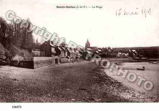 Ville de SAINTSULIAC, carte postale ancienne