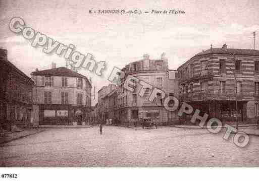 Ville de SANNOIS, carte postale ancienne