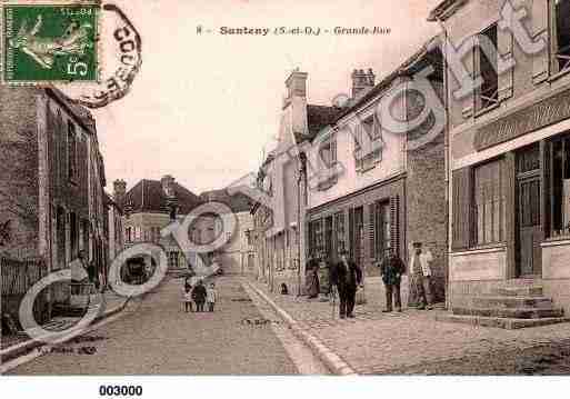 Ville de SANTENY, carte postale ancienne