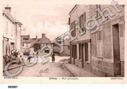 Ville de SANTENY, carte postale ancienne