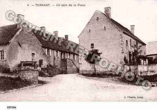 Ville de TERNANT, carte postale ancienne