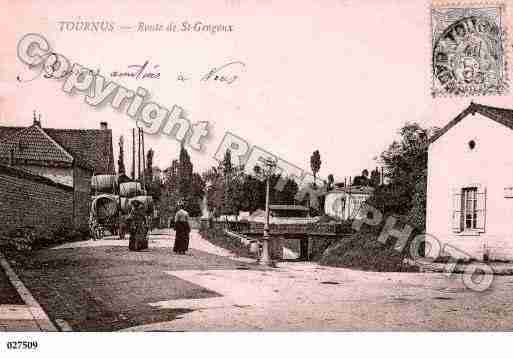 Ville de TOURNUS, carte postale ancienne