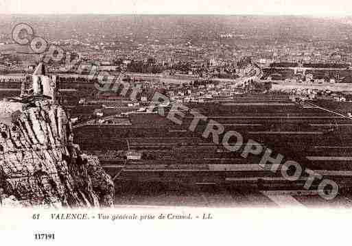 Ville de VALENCE, carte postale ancienne